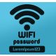 Egyedi jelszavas Wifi matrica 