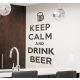 Keep calm and drink beer szórakozóhely matrica