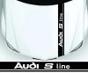 Audi S line motorháztető matrica
