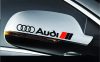 Prémium Audi visszapillantó matrica 2 db