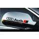Prémium Audi visszapillantó matrica 2 db