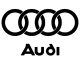 Audi logó matrica retró felirattal