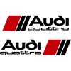 Audi quattro matrica készlet 2 db