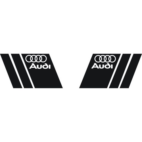 Audi matrica készlet 2 db