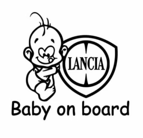 Lancia Baby on board matrica