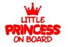 Little princess Baby on board matrica