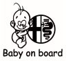 Alfa Romeo Baby on board matrica