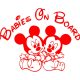 Babies on Board Disney matrica
