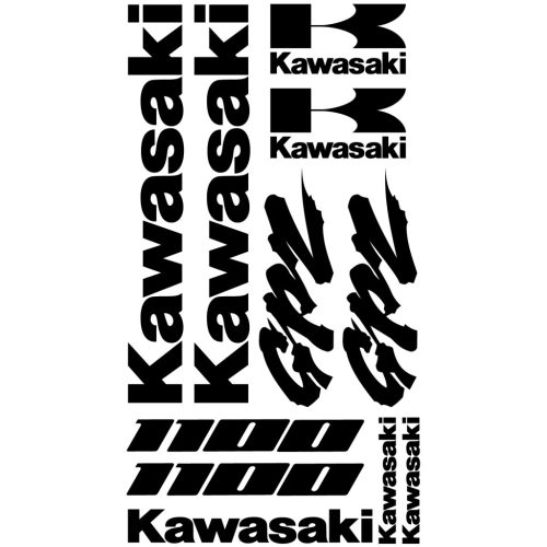 Kawasaki GPZ 1100 matrica szett