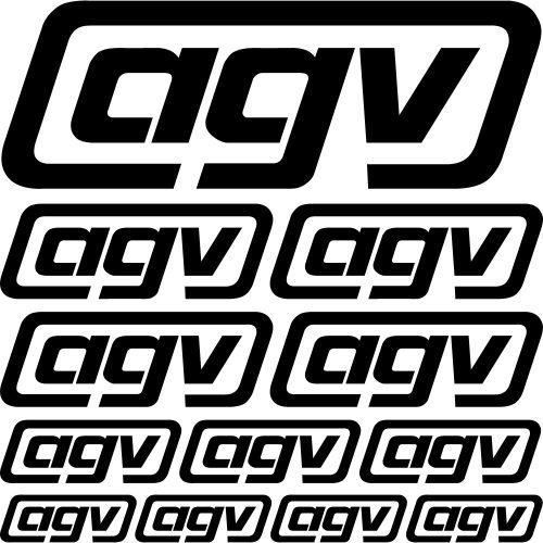 agv szponzor matrica szett