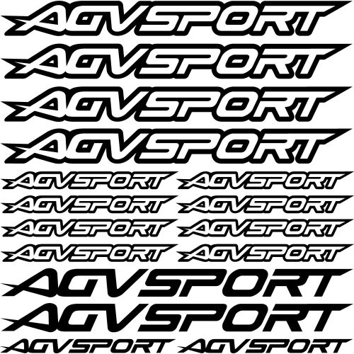 AGVSPORT szponzor matrica szett