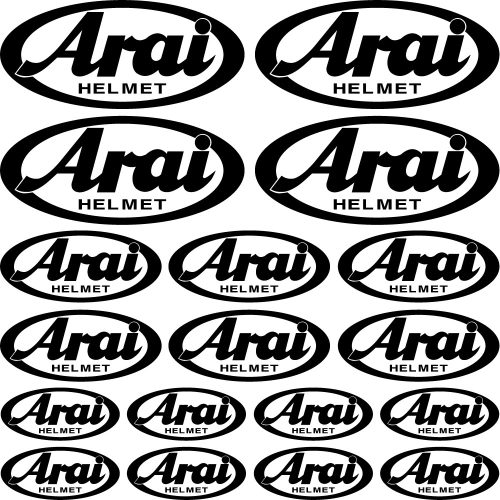 Arai szponzor matrica szett