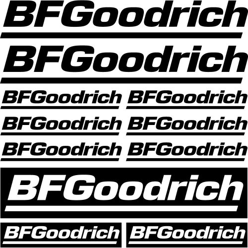 BFGoodrich szponzor matrica szett