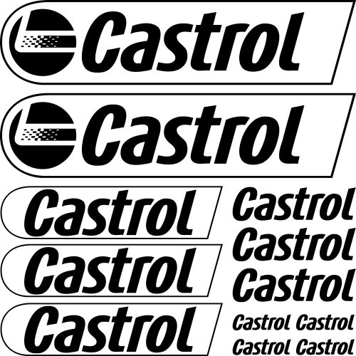Castrol szponzor matrica szett
