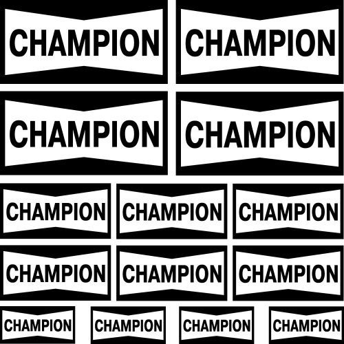 Champion szponzor matrica szett