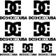 DC SHOE CO USA szponzor matrica szett