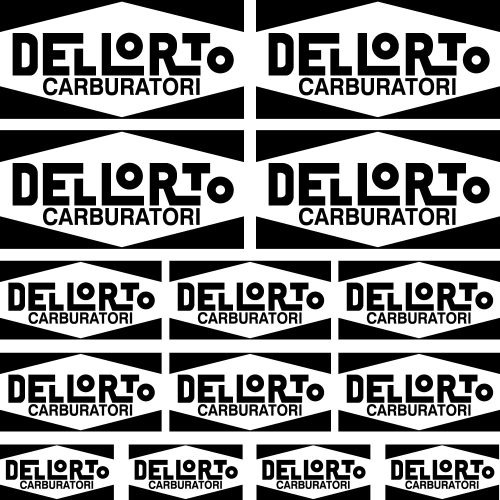 Dellorto szponzor matrica szett