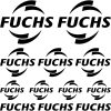 Fuchs szponzor matrica szett