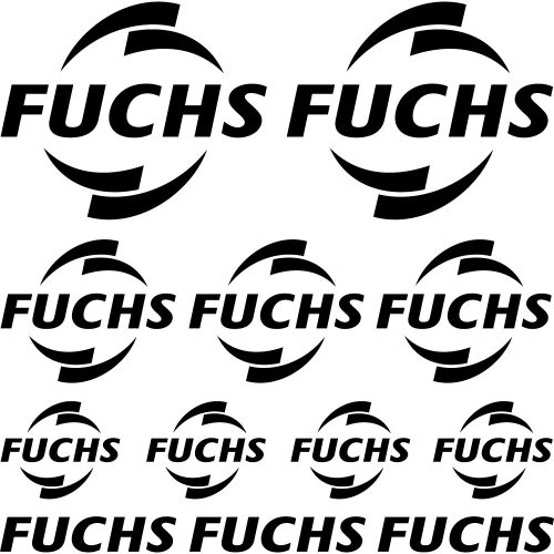 Fuchs szponzor matrica szett
