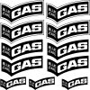 GAS szponzor matrica szett