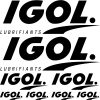Igol szponzor matrica szett