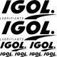 Igol szponzor matrica szett