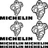 Michelin szponzor matrica szett