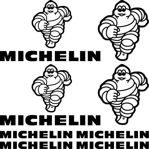 Michelin szponzor matrica szett
