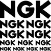 NGK szponzor matrica szett