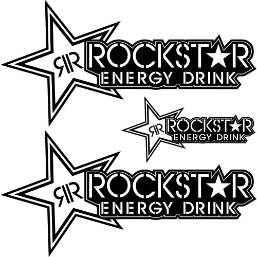Rockstar Energy szponzor matrica szett