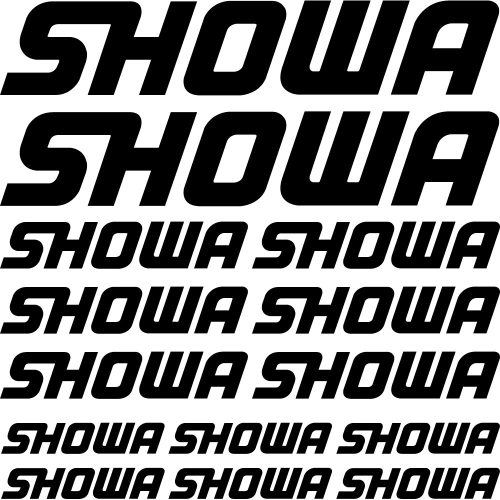 Showa szponzor matrica szett
