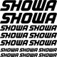 Showa szponzor matrica szett