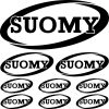 Suomy szponzor matrica szett