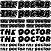 The Doctor szponzor matrica szett