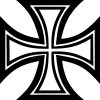 Vaskereszt matrica "7"