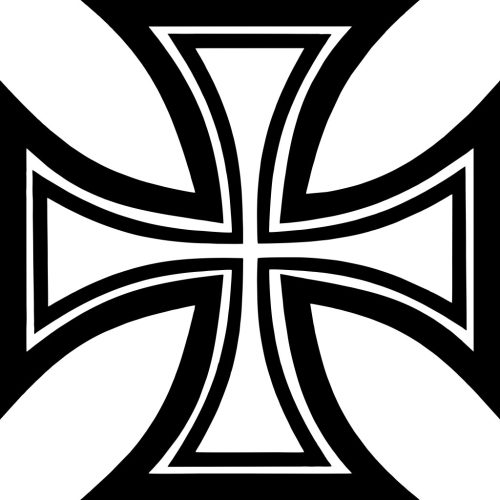 Vaskereszt matrica "7"
