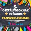 Iskolakezdési tanszercsomag 5. osztály Prémium