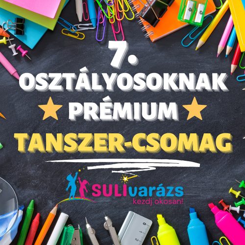 Iskolakezdési tanszercsomag 7. osztály Prémium