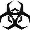 Szögletes biohazard autómatrica