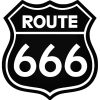 Route 666 Tuning felirat