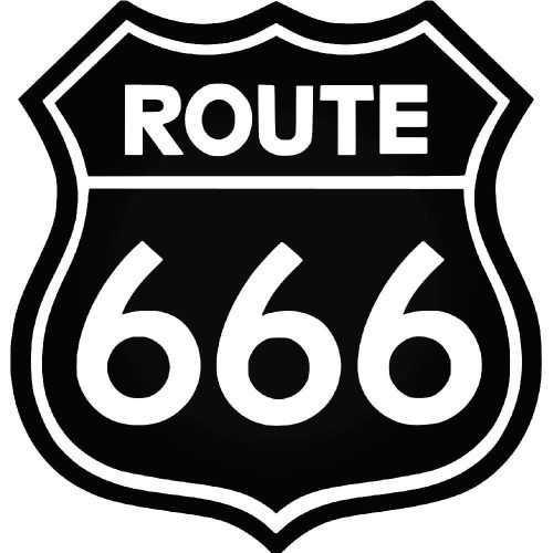 Route 666 Tuning felirat