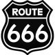 Route 666 Tuning felirat