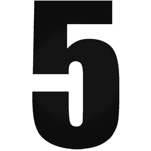 5-ös tuningszám matrica