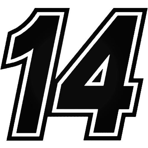 14-es tuningszám matrica