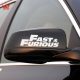 Fast and the Furious visszapillantó matrica (2 db)