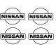 Nissan felni matrica (4 db)