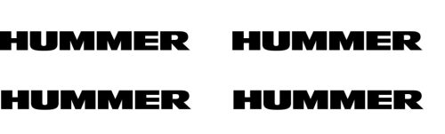 Hummer felni matrica (4 db)