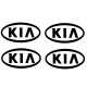 KIA felni matrica (4 db)