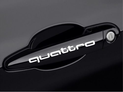 Audi Quattro autókilincs matrica (4 db)