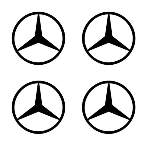 Mercedes felni matrica (4 db)